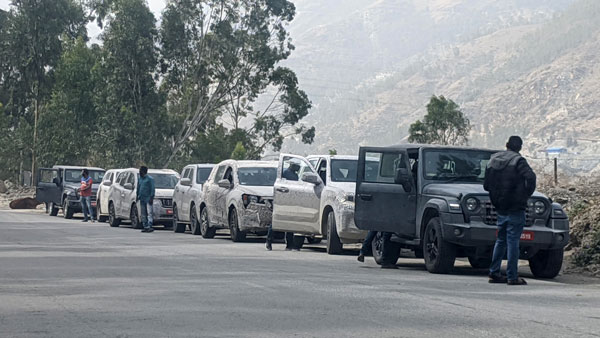 ಹೊಸ ಸ್ಕಾರ್ಪಿಯೋ ಮತ್ತು ಥಾರ್ ಜೊತೆ ರೋಡ್ ಟೆಸ್ಟಿಂಗ್ ನಡೆಸಿದ ಎಕ್ಸ್‌ಯುವಿ700