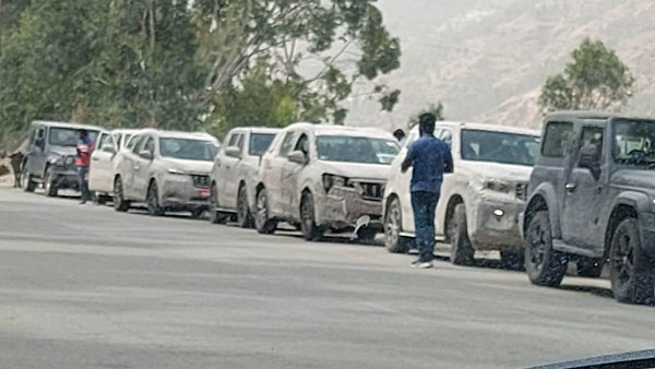 ಹೊಸ ಸ್ಕಾರ್ಪಿಯೋ ಮತ್ತು ಥಾರ್ ಜೊತೆ ರೋಡ್ ಟೆಸ್ಟಿಂಗ್ ನಡೆಸಿದ ಎಕ್ಸ್‌ಯುವಿ700