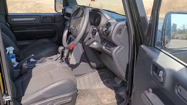 22 ಇಂಚಿನ ಅಲಾಯ್ ವ್ಹೀಲ್‌ನೊಂದಿಗೆ ಮಾಡಿಫೈಗೊಂಡ ಥಾರ್ ಎಸ್‌ಯುವಿ