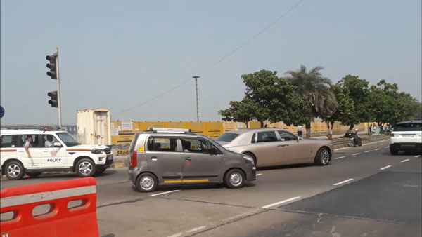 ಭಾರತದ ದುಬಾರಿ ಬೆಂಗಾವಲು ಪಡೆಯ ಜೊತೆ ಸಾಗಿದ ಮುಖೇಶ್ ಅಂಬಾನಿ