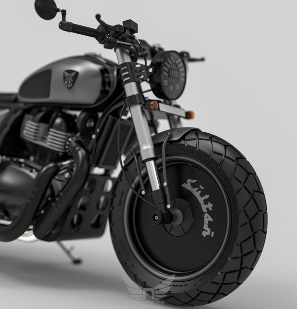 ಸುಲ್ತಾನ್ ಕಾನ್ಸೆಪ್ಟ್ ಶೈಲಿಯ ರಾಯಲ್ ಎನ್‌ಫೀಲ್ಡ್ ಇಂಟರ್‌ಸೆಪ್ಟರ್ 650 ಬೈಕ್ ಅನಾವರಣ