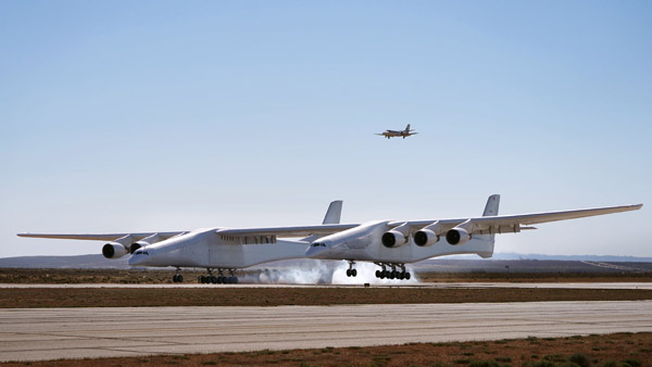 ಎರಡನೇ ಬಾರಿ ಪರೀಕ್ಷಾರ್ಥ ಹಾರಾಟ ನಡೆಸಿದ ವಿಶ್ವದ ಅತಿ ದೊಡ್ಡ ವಿಮಾನ