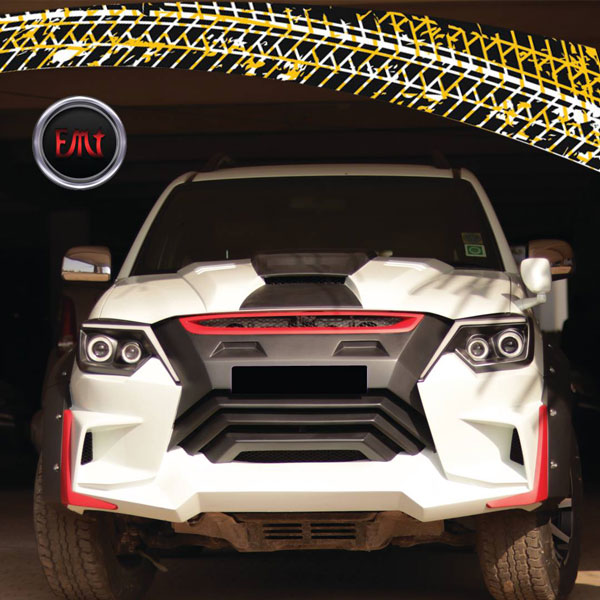 ಅಗ್ರೆಸಿವ್ ಲುಕ್'ನೊಂದಿಗೆ ಮಾಡಿಫೈಗೊಂಡ ಟೊಯೊಟಾ ಫಾರ್ಚೂನರ್