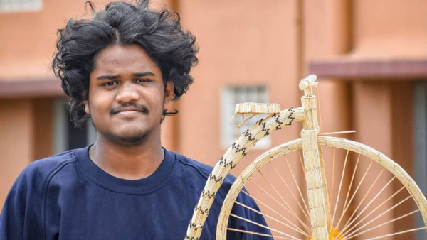 ಬೆಂಕಿ ಕಡ್ಡಿಗಳಿಂದ ತಯಾರಾಯ್ತು ಅಪರೂಪದ ಸೈಕಲ್ ಪ್ರತಿಕೃತಿ