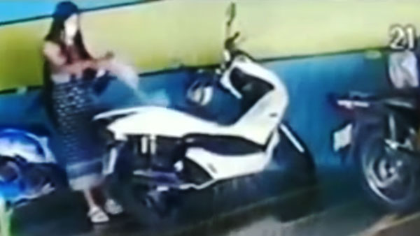 ಮಾಜಿ ಪ್ರಿಯಕರನ ರೂ.28 ಲಕ್ಷ ಮೌಲ್ಯದ ಬೈಕಿಗೆ ಬೆಂಕಿ ಹಚ್ಚಿದ ಮಹಿಳೆ