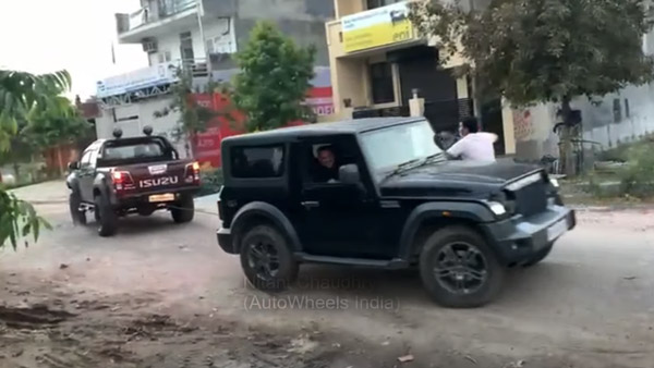 ಟಗ್ ಆಫ್ ವಾರ್'ನಲ್ಲಿ ಥಾರ್ ಎಸ್‌ಯುವಿಯನ್ನು ಹಿಮ್ಮೆಟ್ಟಿಸಿದ ಇಸುಝು ಡಿ-ಮ್ಯಾಕ್ಸ್ ವಿ-ಕ್ರಾಸ್