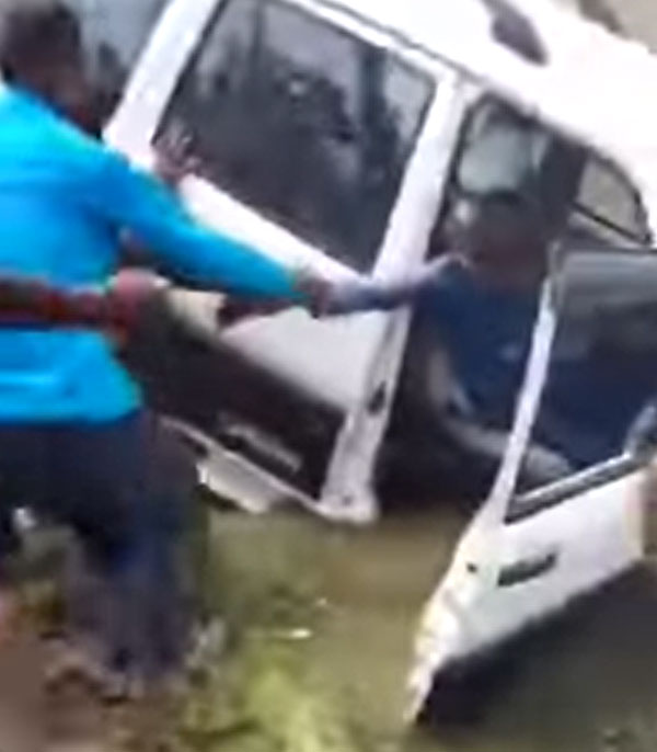 ಸ್ಕಾರ್ಪಿಯೋ ಕಾರಿನಲ್ಲಿ ಸ್ಟಂಟ್ ಮಾಡಲು ಮುಂದಾಗಿ ಅಪಾಯಕ್ಕೆ ಸಿಲುಕಿದ ಬಾಲಕ