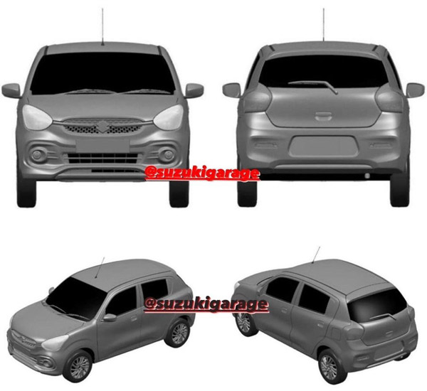 ನ್ಯೂ ಜನರೇಷನ್ ಮಾರುತಿ ಸೆಲೆರಿಯೊ ಕಾರಿನ ಪೇಟೆಂಟ್ ಚಿತ್ರಗಳು ಬಹಿರಂಗ