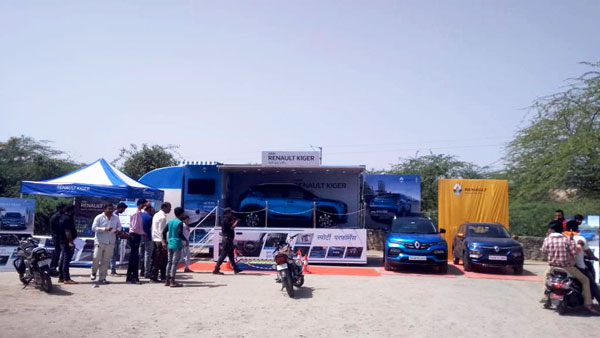 ಮೊಬೈಲ್ ಶೋರೂಂ ಮೂಲಕ ಕಿಗರ್ ಎಸ್‌ಯುವಿ ಪ್ರದರ್ಶನಕ್ಕೆ ಮುಂದಾದ ರೆನಾಲ್ಟ್