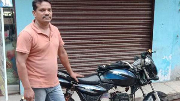 ಪೆಟ್ರೋಲ್ ಬೈಕ್ ಅನ್ನು ಎಲೆಕ್ಟ್ರಿಕ್ ಬೈಕ್ ಆಗಿ ಬದಲಿಸಿದ ಟಿವಿ ಮೆಕ್ಯಾನಿಕ್