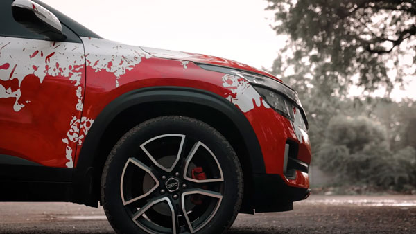 ಹಾರರ್ ಸಿನಿಮಾ ಶೈಲಿಯಲ್ಲಿ ಕಸ್ಟಮೈಸ್'ಗೊಂಡ ಕಿಯಾ ಸೆಲ್ಟೊಸ್ ಎಸ್‌ಯುವಿ