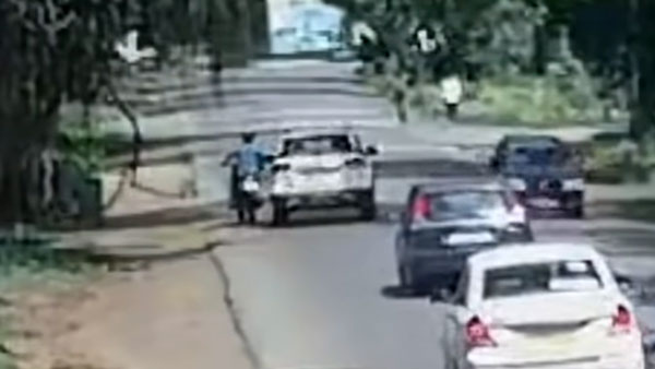 ಕುಡಿದು ವಾಹನ ಚಾಲನೆ ಮಾಡಿ ಅವಾಂತರ ಸೃಷ್ಟಿಸಿದ ಬೈಕ್ ಸವಾರ