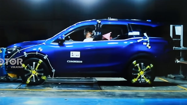 Mahindra XUV700 ಎಸ್‌ಯುವಿ ಕ್ರ್ಯಾಶ್ ಟೆಸ್ಟ್