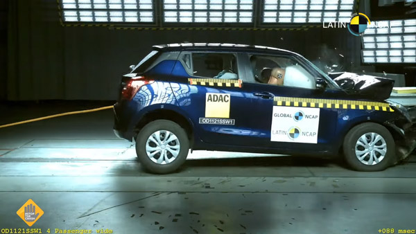 ಕ್ರ್ಯಾಶ್ ಟೆಸ್ಟ್‌ನಲ್ಲಿ ಶೂನ್ಯ ಸ್ಟಾರ್ ರೇಟಿಂಗ್ ಪಡೆದ ಮೇಡ್ ಇನ್ ಇಂಡಿಯಾ Suzuki Swift 