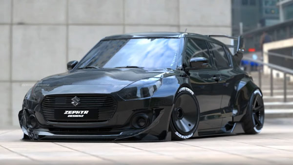 ಹಿಂಭಾಗದ ಎಂಜಿನ್ ಹೊಂದಿರುವ ಸ್ವಿಫ್ಟ್ ಕಾರಿನ ರೆಂಡರ್ ವೀಡಿಯೊ ಬಿಡುಗಡೆಗೊಳಿಸಿದ ಯುಟ್ಯೂಬರ್