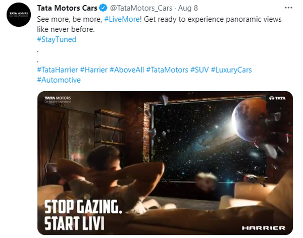 ಹೊಸ ನವೀಕರಣಳೊಂದಿಗೆ ಬರುತ್ತಿದೆ ಟಾಟಾ ಹ್ಯಾರಿಯರ್ ಎಸ್‍ಯುವಿ