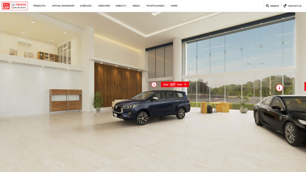 ಕೋವಿಡ್ ಭೀತಿ: ಹೊಸ ಕಾರುಗಳ ಖರೀದಿಗಾಗಿ ಭಾರತದಲ್ಲಿ ವರ್ಚುವಲ್ ಶೋರೂಂ ತೆರೆದ ಟೊಯೊಟಾ 