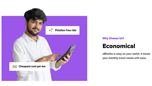 ಕಾರ್ಬನ್ ಹೊರ ಸೂಸುವಿಕೆ ಪ್ರಮಾಣ ತಗ್ಗಿಸಲು ಮುಂದಾದ eBikeGo