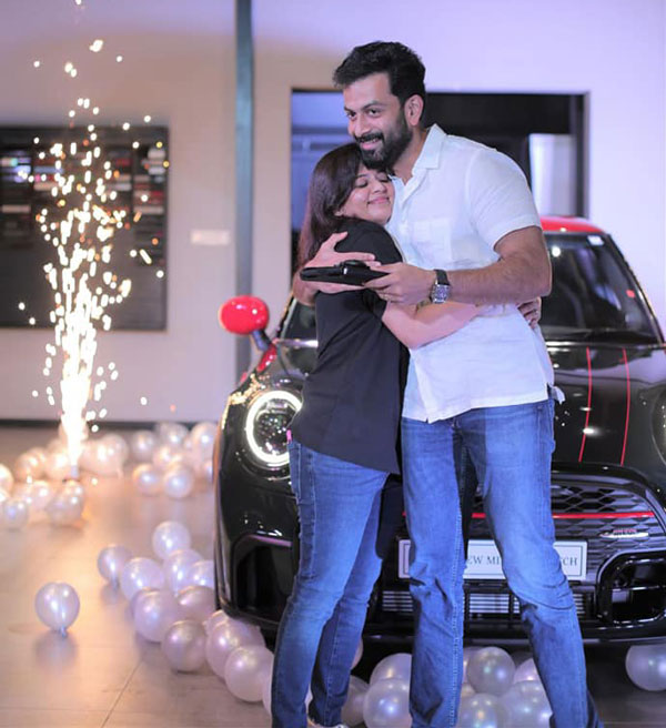 ಐಷಾರಾಮಿ Mini Cooper JCW ಕಾರು ಖರೀದಿಸಿದ ಮಲಯಾಳಂ ಸ್ಟಾರ್​ ನಟ ಪೃಥ್ವಿರಾಜ್ 