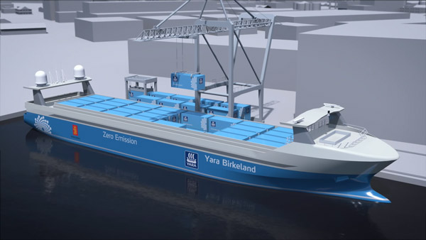 ಯಾರಾ ಬಿರ್ಕೆಲ್ಯಾಂಡ್ ಹೆಸರಿನಲ್ಲಿ ಉತ್ಪಾದನೆಯಾಯ್ತು ವಿಶ್ವದ ಮೊದಲ ಎಲೆಕ್ಟ್ರಿಕ್ ಕಾರ್ಗೋ ಹಡಗು ಯಾರಾ ಬಿರ್ಕೆಲ್ಯಾಂಡ್ ಹೆಸರಿನಲ್ಲಿ ಉತ್ಪಾದನೆಯಾಯ್ತು ವಿಶ್ವದ ಮೊದಲ ಎಲೆಕ್ಟ್ರಿಕ್ ಕಾರ್ಗೋ ಹಡಗು