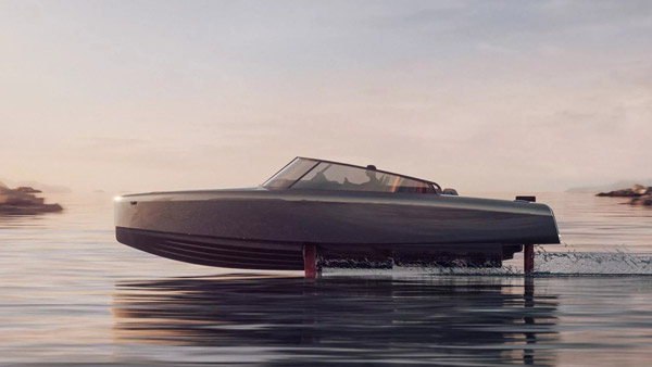 ನೀರಿನ ಮೇಲೆ ಹಾರುವ ಎಲೆಕ್ಟ್ರಿಕ್ ದೋಣಿ ಅಭಿವೃದ್ಧಿಪಡಿಸಿದ Candela