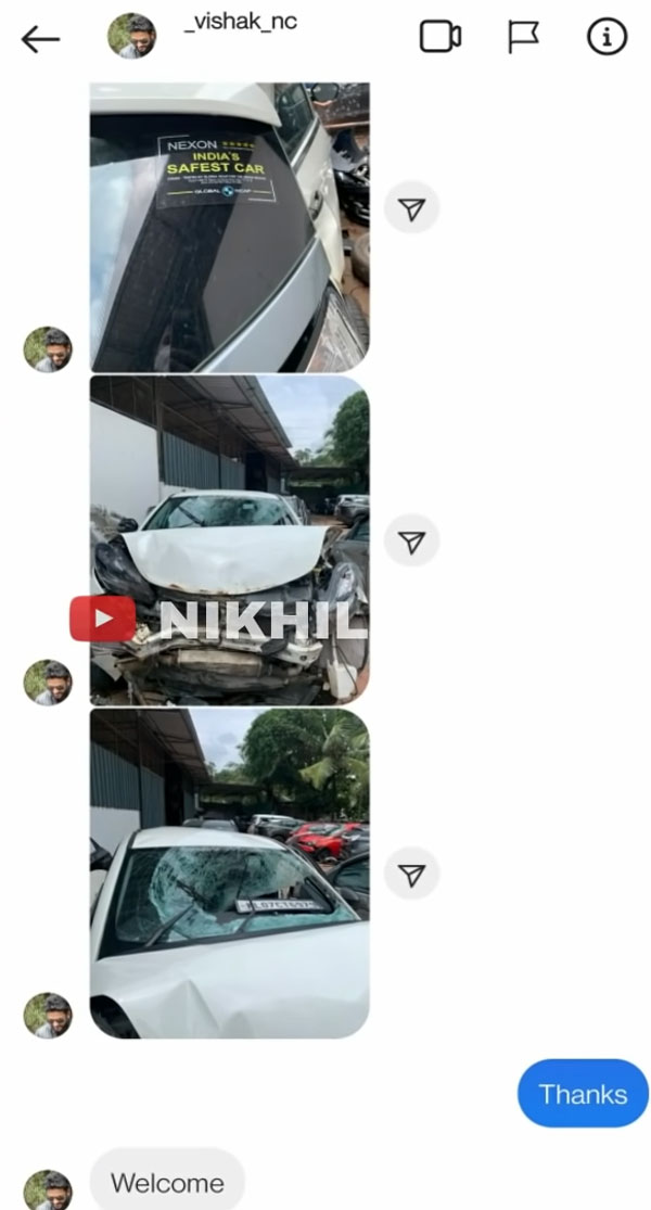 ಪಲ್ಟಿಯಾದರೂ ಪ್ರಾಣ ಉಳಿಸಿದ ಟಾಟಾ ಕಾರಿಗೆ ಧನ್ಯವಾದ ಹೇಳಿದ ಮಾಲೀಕ