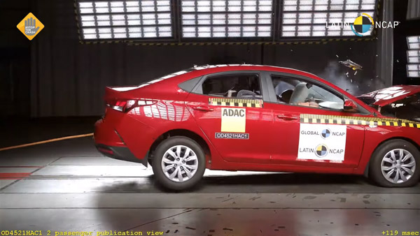 ಕ್ರ್ಯಾಶ್ ಟೆಸ್ಟ್‌ನಲ್ಲಿ ಮೇಡ್ ಇನ್ ಇಂಡಿಯಾ Hyundai Verna ಕಾರು ವಿಫಲ: ಶೂನ್ಯ ಸ್ಟಾರ್ ರೇಟಿಂಗ್