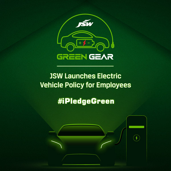 ತನ್ನ ಉದ್ಯೋಗಿಗಳಿಗೆ ಎಲೆಕ್ಟ್ರಿಕ್ ವಾಹನ ಖರೀದಿಸಲು ರೂ. 3 ಲಕ್ಷ ನೀಡಲಿದೆ JSW ಗ್ರೂಪ್
