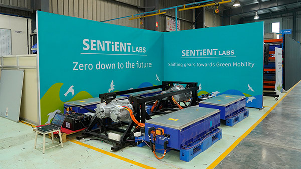 ಹೈಡ್ರೋಜನ್ ಫ್ಯೂಲ್ ಸೆಲ್ ತಂತ್ರಜ್ಞಾನದಿಂದ ಚಾಲಿತವಾಗುವ ಬಸ್ ಅಭಿವೃದ್ಧಿಪಡಿಸಿದ ಸೆಂಟಿನೆಂಟ್ ಲ್ಯಾಬ್ಸ್