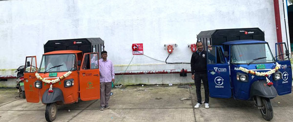 ಲಾಜಿಸ್ಟಿಕ್ ಸೇವೆಗಳಿಗಾಗಿ 1500 ಓಮೆಗಾ ಸೈಕ್ ಎಲೆಕ್ಟ್ರಿಕ್ ತ್ರಿ ಚಕ್ರ ವಾಹನಗಳನ್ನು ಖರೀದಿಸಿದ ಝಿಂಗೊ