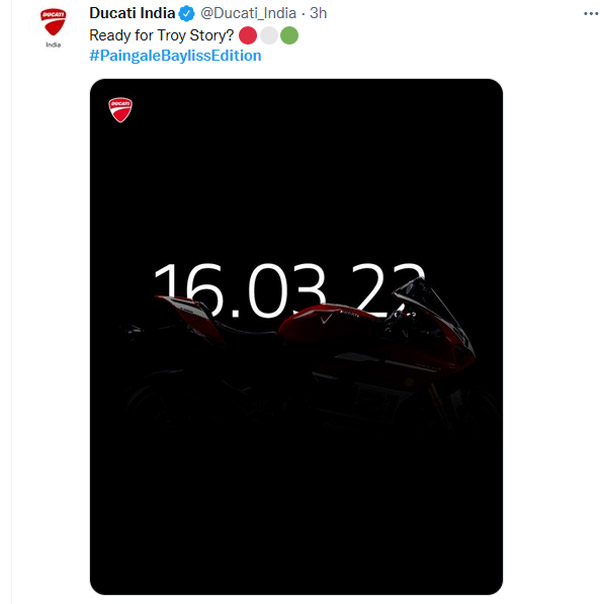 ಭಾರತದಲ್ಲಿ ಬಿಡುಗಡೆಗೆ ಸಜ್ಜಾದ 950 ಸಿಸಿ ಡುಕಾಟಿ ಪನಿಗೇಲ್ ವಿ2 ಬೇಲಿಸ್ 