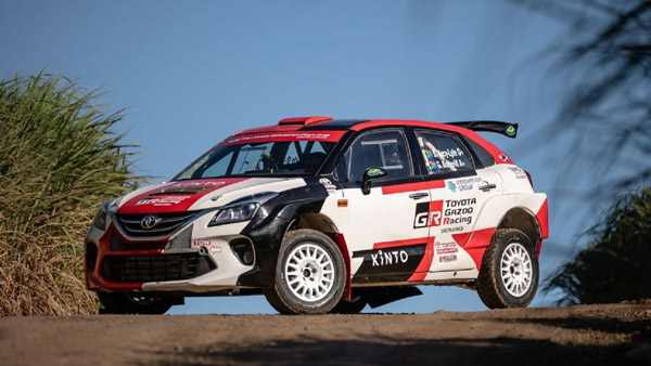 ಆಕರ್ಷಕ ವಿನ್ಯಾಸದಲ್ಲಿ ಟೊಯೊಟಾ ಗ್ಲಾಂಝಾ ಜಿಆರ್ ರ್‍ಯಾಲಿ ಕಾರು ಅನಾವರಣ