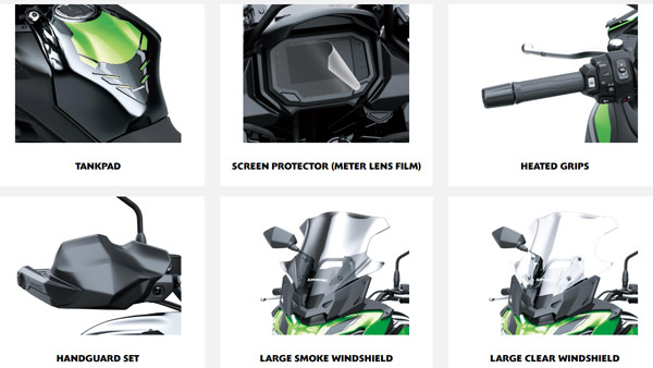 ಹೊಸ ಕವಾಸಕಿ ವರ್ಸಿಸ್ 650 ಬೈಕ್ ಅಕ್ಸೆಸರೀಸ್ ಮಾಹಿತಿ ಬಹಿರಂಗ