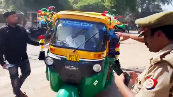 ಒಂದೆರಡಲ್ಲ ಬರೋಬ್ಬರಿ 27 ಮಂದಿಯನ್ನು ಆಟೋದಲ್ಲಿ ಕೂರಿಸಿಕೊಂಡು ಪೊಲೀಸರಗೆ ಸಿಕ್ಕಿಬಿದ್ದ