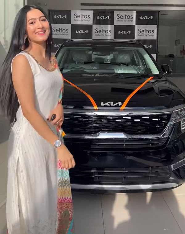 ಜನಪ್ರಿಯ ಕಿಯಾ ಸೆಲ್ಟೊಸ್ ಎಸ್‍ಯುವಿ ಖರೀದಿಸಿದ ನಟಿ ಅದ್ವಿತಿ ಶೆಟ್ಟಿ