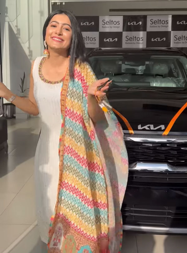 ಜನಪ್ರಿಯ ಕಿಯಾ ಸೆಲ್ಟೊಸ್ ಎಸ್‍ಯುವಿ ಖರೀದಿಸಿದ ನಟಿ ಅದ್ವಿತಿ ಶೆಟ್ಟಿ