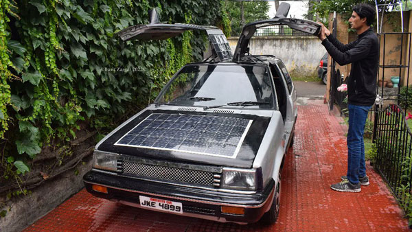 ಇಂಧನ ಖರ್ಚಿಲ್ಲದ ಸೋಲಾರ್ ಕಾರ್ ಅಭಿವೃದ್ಧಿಪಡಿಸಿದ ಶಿಕ್ಷಕ: ಶ್ಲಾಘಿಸಿದ ಆನಂದ್ ಮಹೀಂದ್ರಾ 