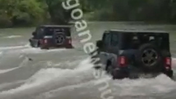 ಉಕ್ಕಿ ಹರಿಯುತ್ತಿದ್ದ ನದಿಯನ್ನು ಸುಲಭವಾಗಿ ದಾಟಿದ ಮಹೀಂದ್ರಾ ಥಾರ್‌ 