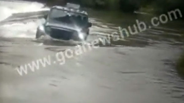 ಉಕ್ಕಿ ಹರಿಯುತ್ತಿದ್ದ ನದಿಯನ್ನು ಸುಲಭವಾಗಿ ದಾಟಿದ ಮಹೀಂದ್ರಾ ಥಾರ್‌ 