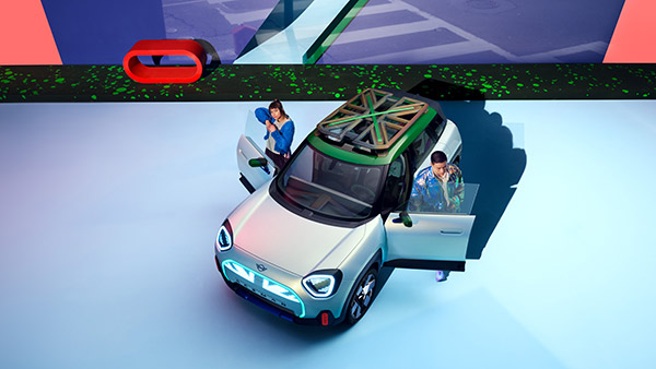 ಹೊಸ ಏಸ್‌ಮ್ಯಾನ್ ಕಾನ್ಸೆಪ್ಟ್ ಎಲೆಕ್ಟ್ರಿಕ್ ಕ್ರಾಸ್‌ಒವರ್ ಅನಾವರಣಗೊಳಿಸಿದ ಮಿನಿ