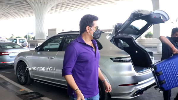 ದುಬಾರಿ ಬೆಲೆಯ ಸ್ಪೋರ್ಟ್ಸ್ ಕಾರ್ ಓಡಿಸುತ್ತಾ ಮುಂಬೈ ರಸ್ತೆಗಳಲ್ಲಿ ಕಾಣಿಸಿಕೊಂಡ ಸಚಿನ್ ತೆಂಡೂಲ್ಕರ್ 