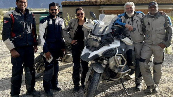 ಲಾಂಗ್ ಡ್ರೈವ್: ನಟ ಅಜಿತ್ ಅವರೊಂದಿಗೆ ಲಡಾಖ್‌ನಲ್ಲಿ ಪ್ರತ್ಯಕ್ಷವಾದ ನಟಿ ಮಂಜು ವಾರಿಯರ್ 