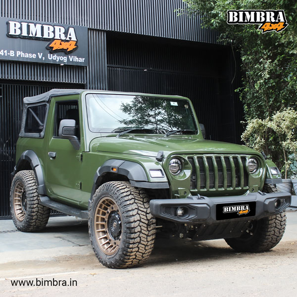 ರಗಡ್ ಲುಕ್‍ನಲ್ಲಿ ಮಾಡಿಫೈಗೊಂಡು ಮಿಂಚುತ್ತಿದೆ ಮಹೀಂದ್ರಾ ಥಾರ್ 