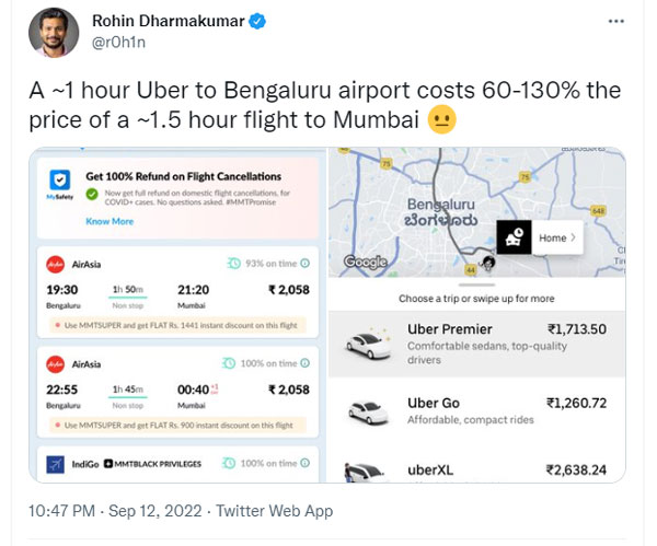 ಬೆಂಗಳೂರಿನಲ್ಲಿ ಹೆಚ್ಚುವರಿ ಶುಲ್ಕ ವಿಧಿಸಿದ ಓಲಾ, ಉಬರ್ ವಿರುದ್ಧ 292 ಪ್ರಕರಣ ದಾಖಲು