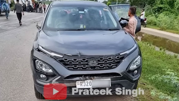 ಟಾಟಾ ಕಾರಿಗೆ ಡಿಕ್ಕಿ ಹೊಡೆದ ಟ್ರಕ್ ಪರಿಸ್ಥಿತಿ ನೋಡಿ...ಕಾರಿಗೆ ಮಾತ್ರ ಏನೂ ಆಗಿಲ್ಲ