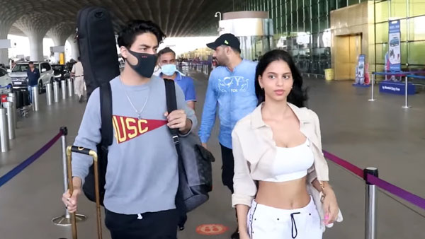 ಅಣ್ಣ ಸೈಲೆಂಟ್, ತಂಗಿ ಹಾಟ್: ದುಬಾರಿ ಮರ್ಸಿಡಿಸ್ ಕಾರಿನಲ್ಲಿ ಕಾಣಿಸಿಕೊಂಡ ಶಾರುಕ್ ಮಕ್ಕಳು