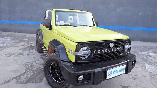 ಮಾಡಿಫೈಗೊಂಡು ಮಿಂಚುತ್ತಿದೆ ಸುಜುಕಿ ಜಿಮ್ನಿ ಕನ್ವರ್ಟಿಬಲ್ ವರ್ಷನ್