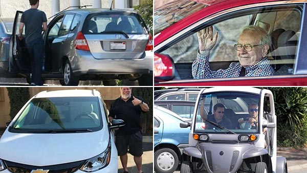 ವಿಶ್ವದಲ್ಲೇ ಟಾಪ್ ಶ್ರೀಮಂತರು...ಆದ್ರೆ ಇವರು ಬಳಸುವ ಕಾರುಗಳು ಮಾತ್ರ ತುಂಬಾ ಚೀಪ್