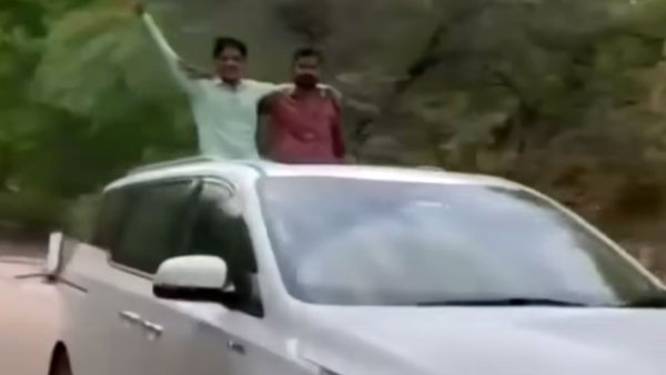 ಚಲಿಸುವ ಕಾರಿನಲ್ಲಿ ಸನ್‌ರೂಫ್‌ನಿಂದ ಹೊರಗೆ ನಿಲ್ಲುವ ಮುನ್ನ ಎಚ್ಚರ: ಇಲ್ಲಿದೆ ಶಾಕಿಂಗ್ ವೀಡಿಯೊ