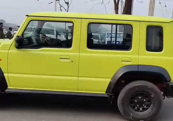 ಬಿಡುಗಡೆಗೂ ಮುನ್ನವೇ ರಸ್ತೆಯಲ್ಲಿ ಕಾಣಿಸಿಕೊಂಡ ಮಾರುತಿ ಜಿಮ್ನಿ 5-ಡೋರ್ ವರ್ಷನ್ 